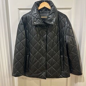 Bagatelle Women's Quilted Black Puffer Jacket